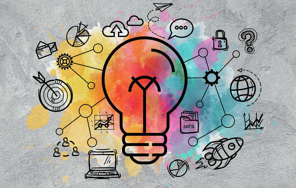 A light bulb with a colorful background w00614p 1024x651 - A light bulb with a colorful background - tegory