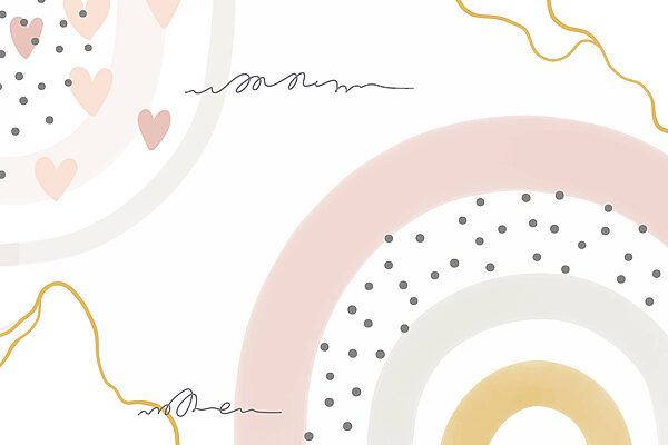 A white background with pink and grey circles and dots u99373p 600x400 - A white background with pink and grey circles and dots - tegory