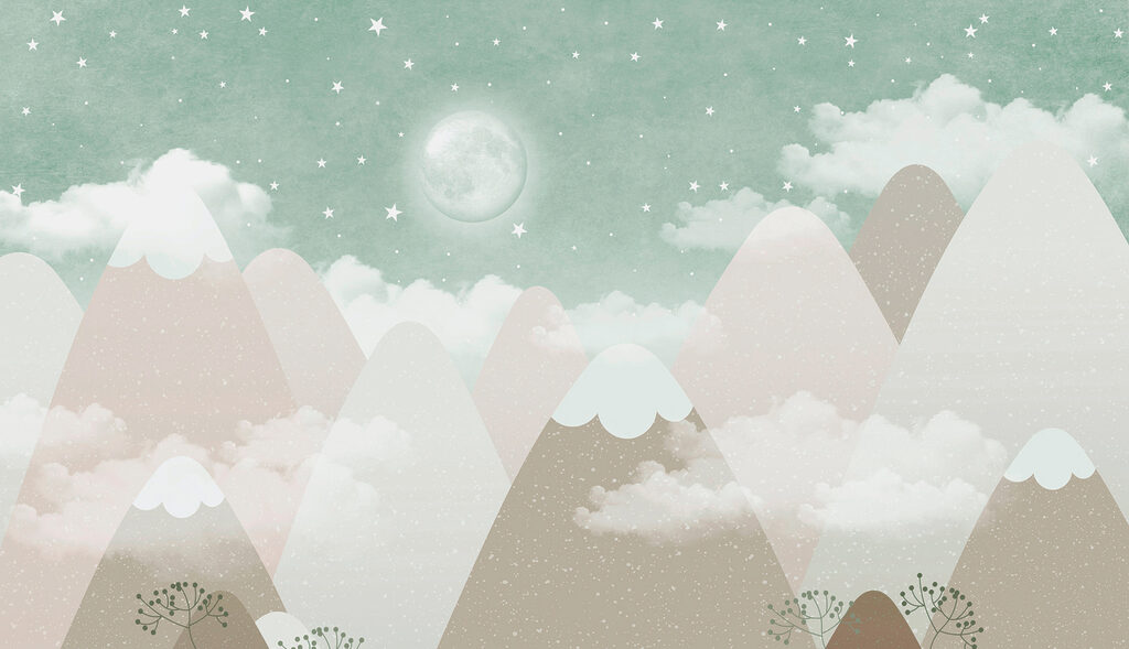 A moon over mountains and clouds w00374v3p 1024x589 - A moon over mountains and clouds - tegory