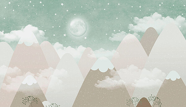 A moon over mountains and clouds w00374v3p 600x345 - A moon over mountains and clouds - tegory