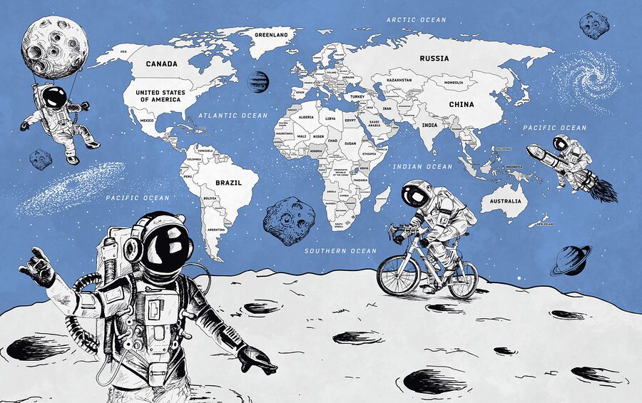 A drawing of two astronauts on the moon w00473v1p 900x565 - A drawing of two astronauts on the moon - tegory