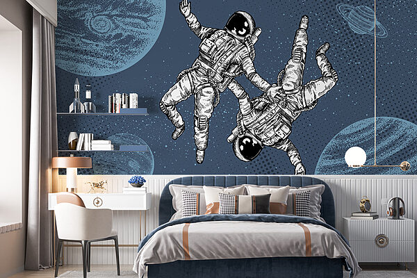Two astronauts floating in space w00630v1pir1mr 600x400 - Two astronauts floating in space - tegory