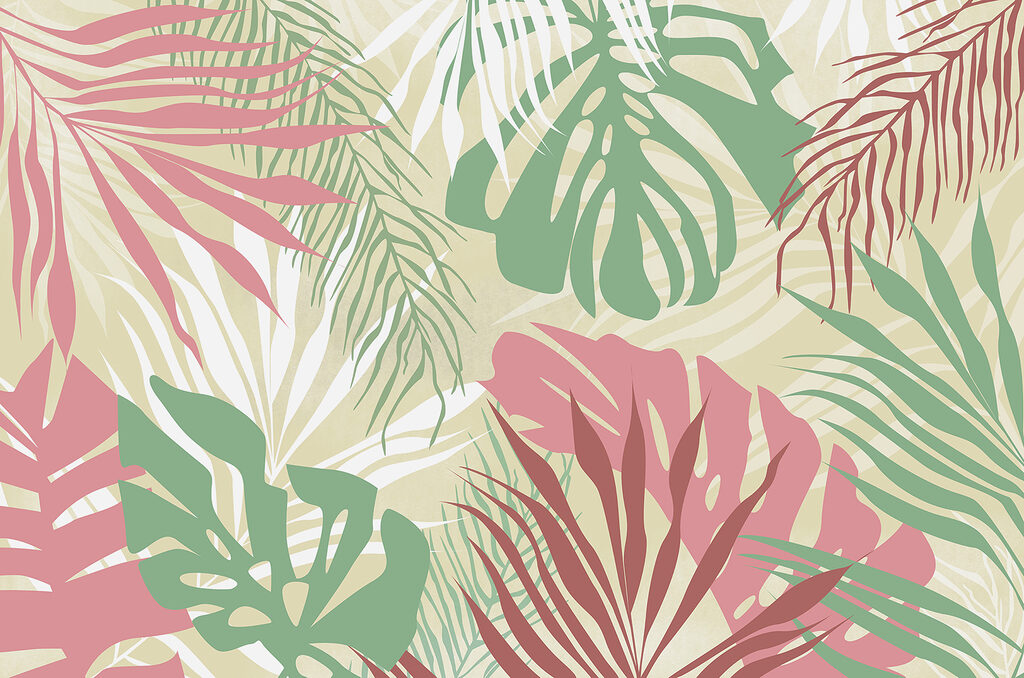 A pattern of leaves on a white background w00676p 1024x678 - A pattern of leaves on a white background - tegory