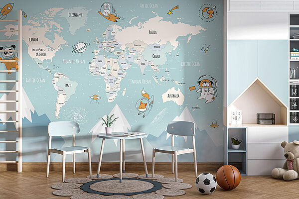 A map of the world with mountains and clouds w00066pir1mr 600x400 - A map of the world with mountains and clouds - tegory