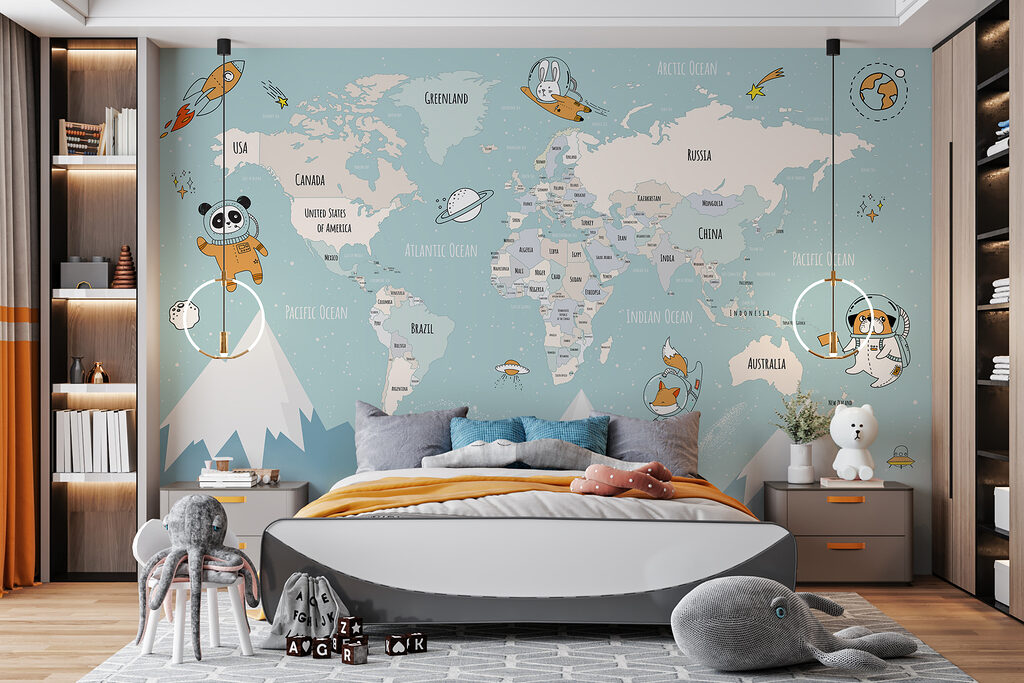 A map of the world with mountains and clouds w00066pir4r 1024x683 - A map of the world with mountains and clouds - tegory