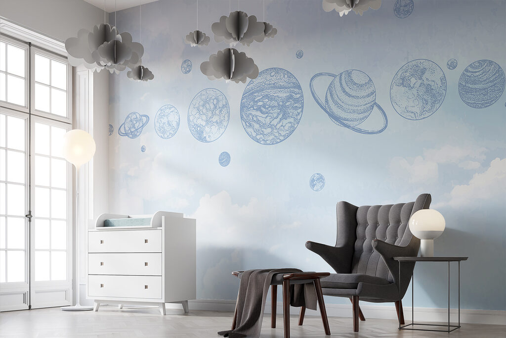 A line of planets in the sky A line of planets in the sky