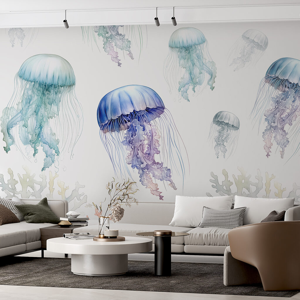 A group of jellyfishes