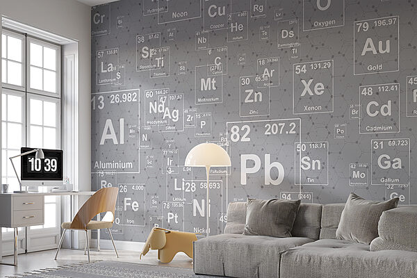 A pattern of periodic table elements A pattern of periodic table elements