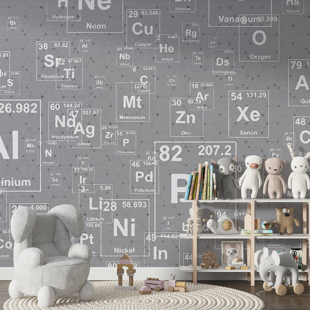 A pattern of periodic table elements