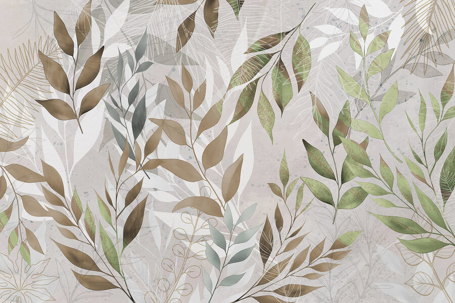 Wall murals A close up of leaves - Image 4
