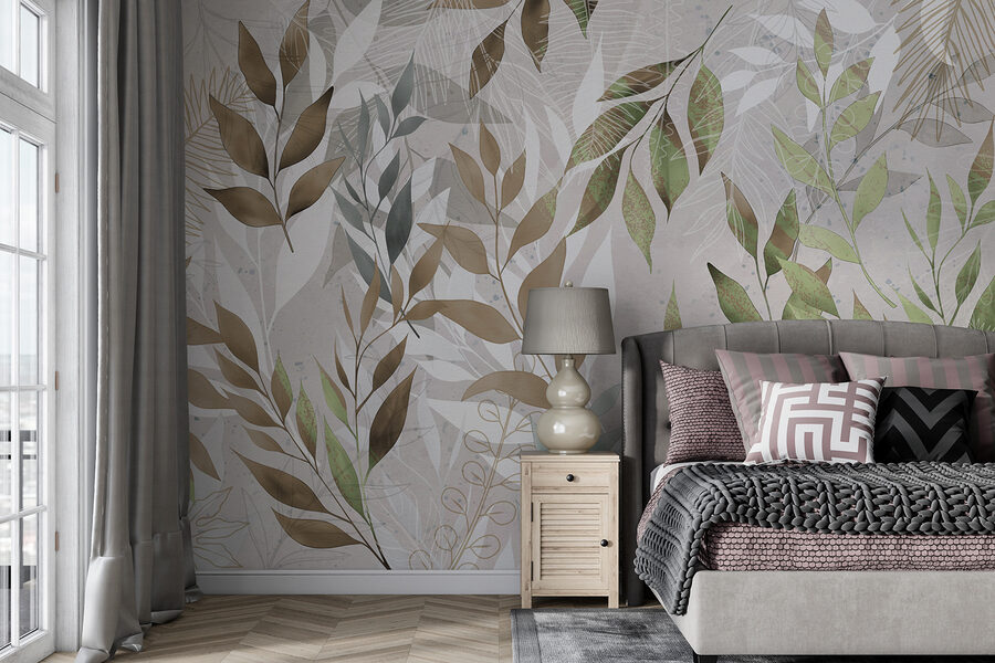 Wall murals A close up of leaves - Image 2