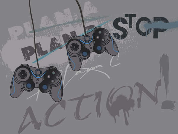 A video game controller from a cord w00829v1p 600x451 - A video game controller from a cord