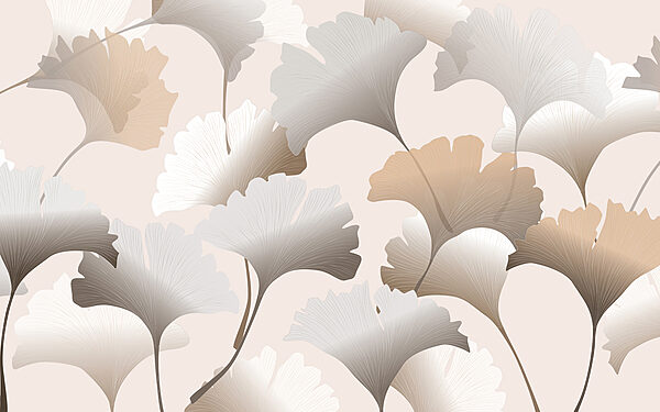 A close up of a pattern of leaves A close up of a pattern of leaves