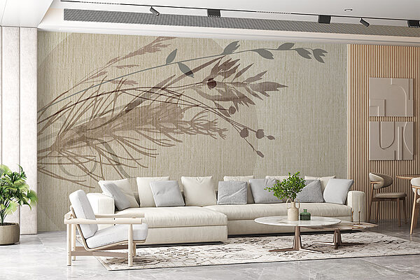 Delicate leaf patterns on textured background. Delicate leaf patterns on textured background.