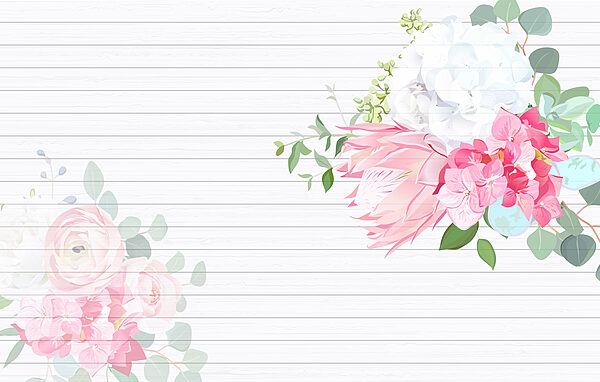 A white and pink flowers on a white background A white and pink flowers on a white background