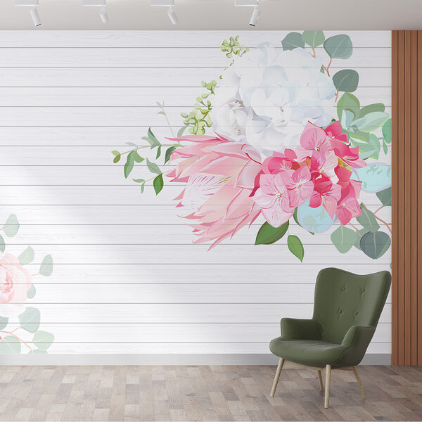 A white and pink flowers on a white background A white and pink flowers on a white background