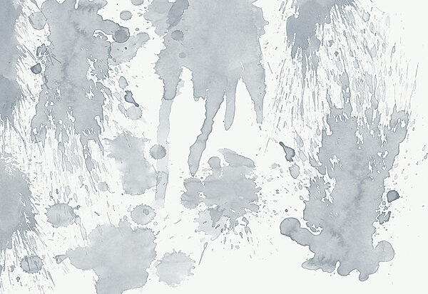 A group of blots on a white surface