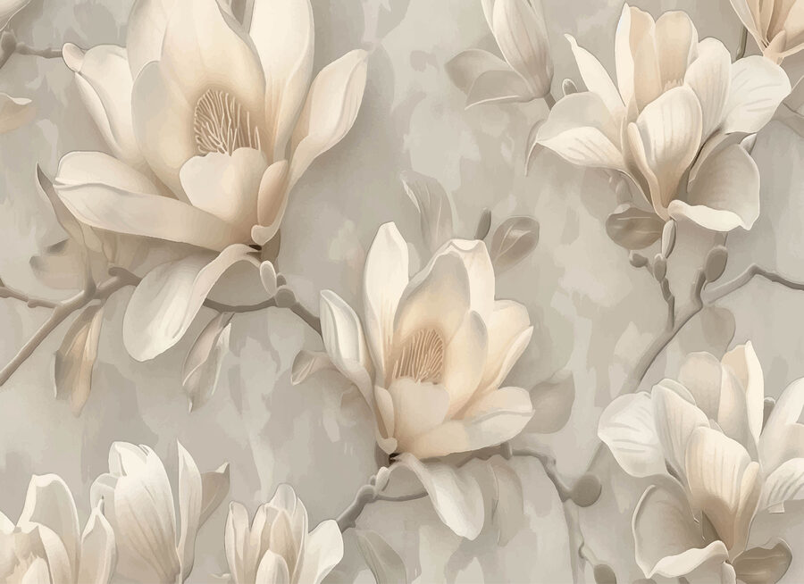 A wallpaper with flowers A wallpaper with flowers