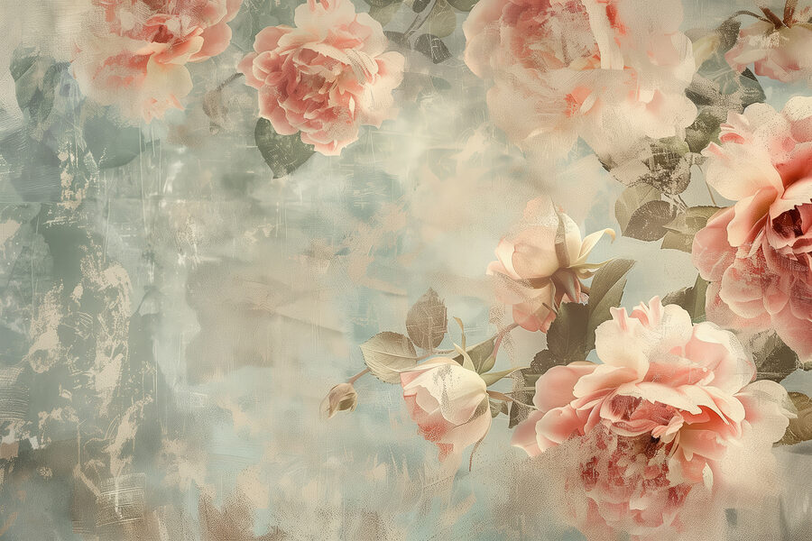 Wall murals A group of pink flowers - Image 5