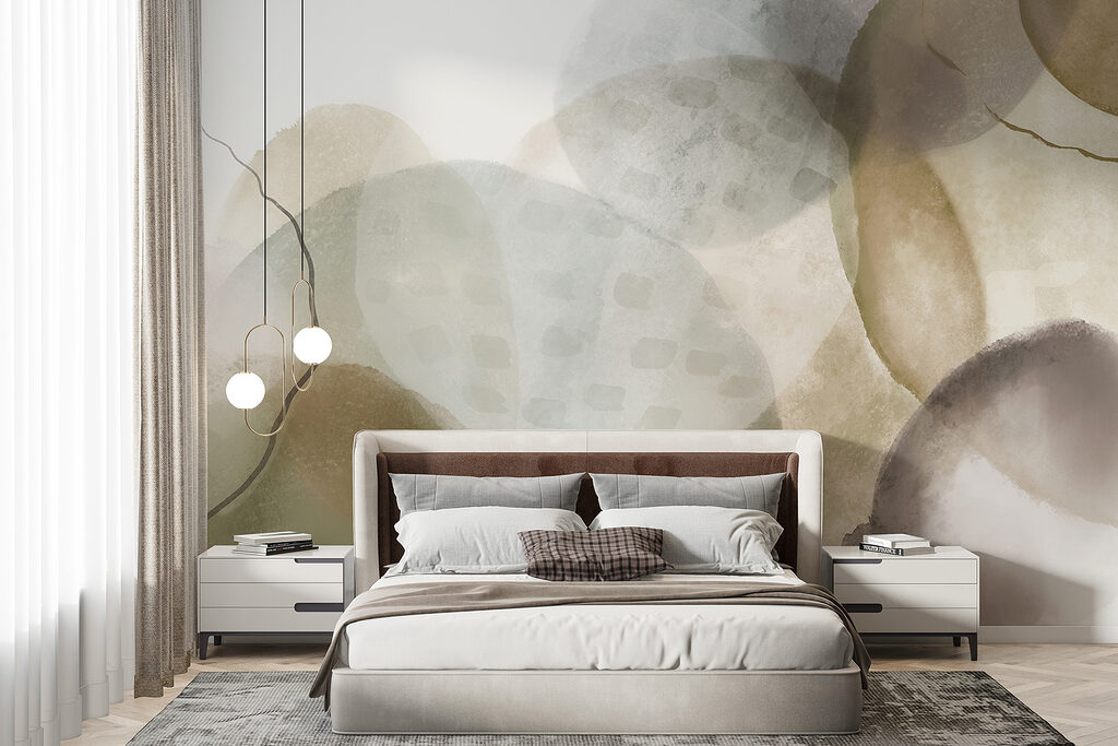 Close up of a painting