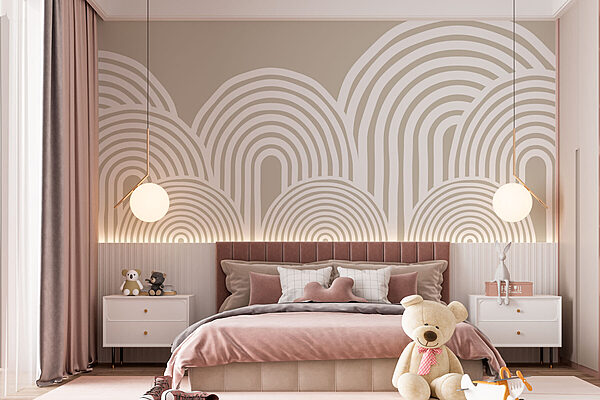 White and gray background with curved lines White and gray background with curved lines