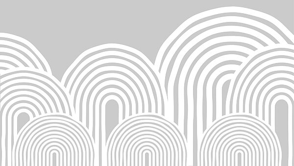 White and gray background with curved lines White and gray background with curved lines