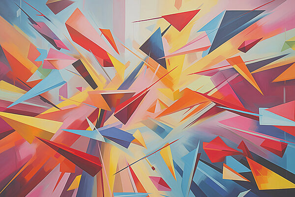 Colorful paper planes Colorful paper planes