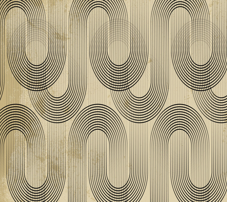 Wall murals Pattern of black lines - Image 4