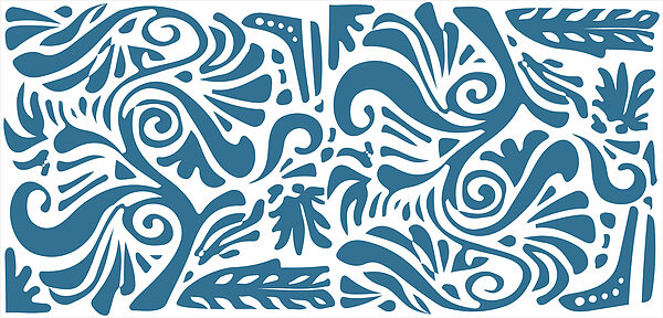 Blue and white pattern Blue and white pattern
