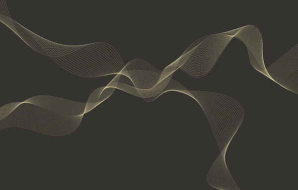 Flowing lines on dark background. Flowing lines on dark background.