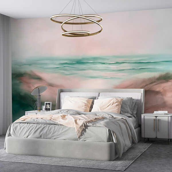 Painting of a beach
