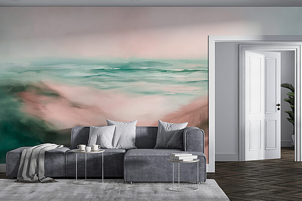 Painting of a beach