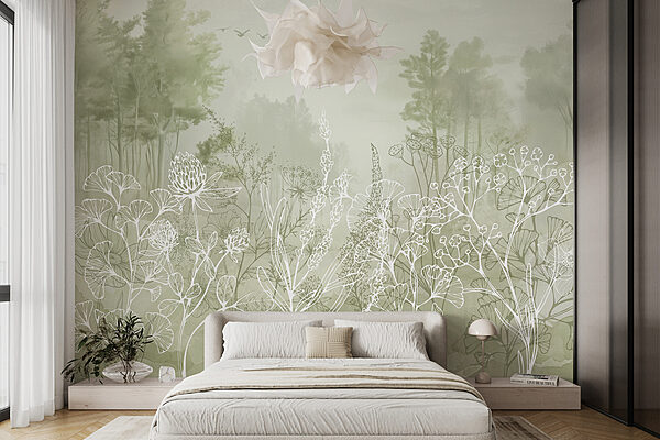 Drawing of plants and trees Drawing of plants and trees