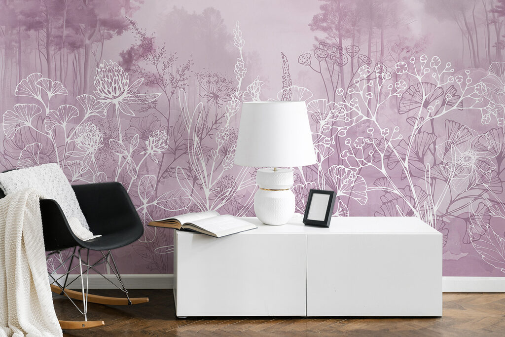 Drawing of a forest Drawing of a forest