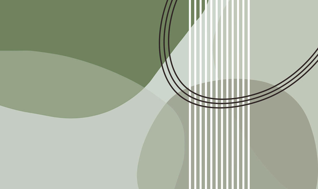Green and white background with lines and circles Green and white background with lines and circles