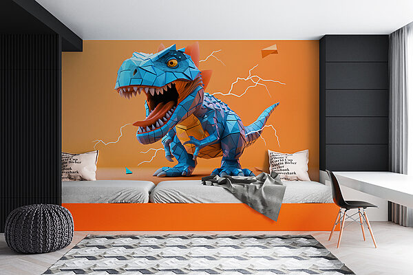 Blue dinosaur with lightning coming out of it Blue dinosaur with lightning coming out of it