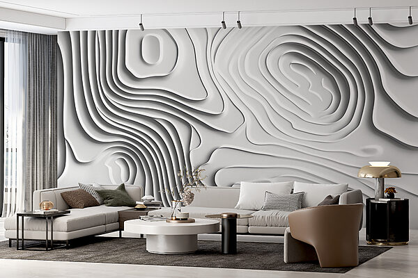 White surface with lines and shapes White surface with lines and shapes