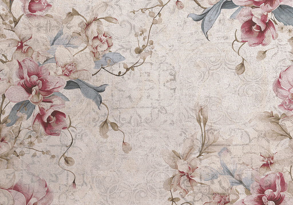 Close up of a floral pattern Close up of a floral pattern