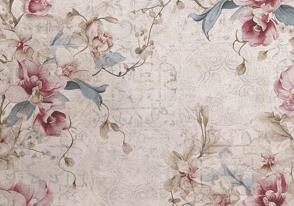 Close up of a floral pattern Close up of a floral pattern