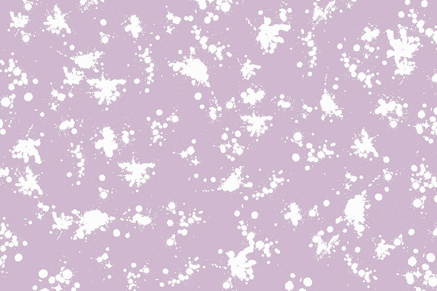 Wall murals White and purple paint splatter - Image 4