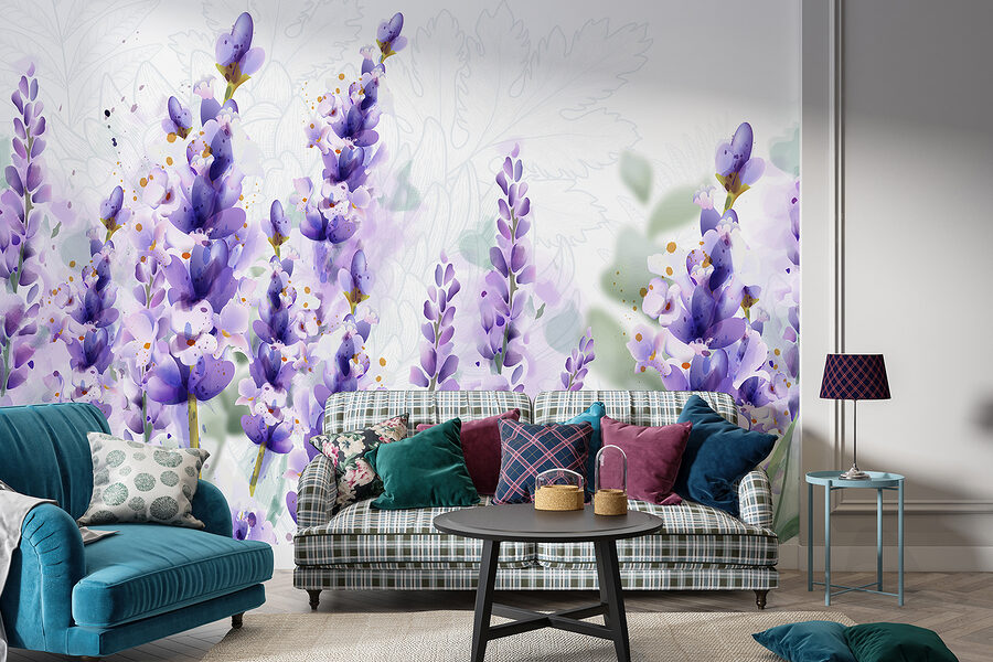 Group of purple flowers