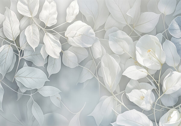 Close up of white leaves Close up of white leaves