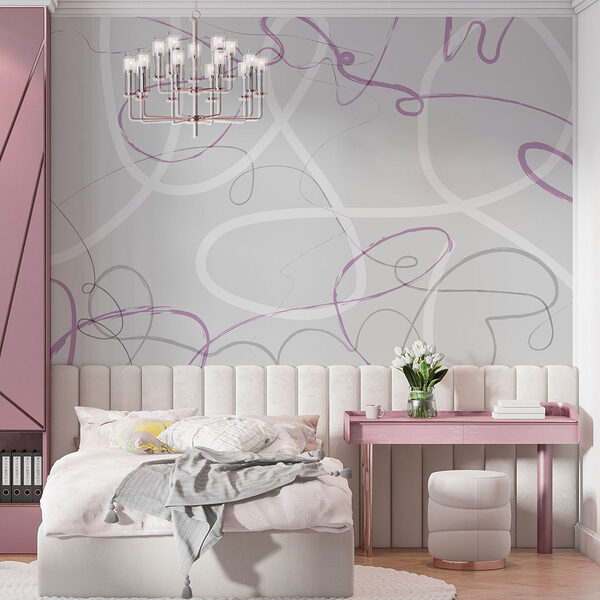 Purple and grey swirls Purple and grey swirls