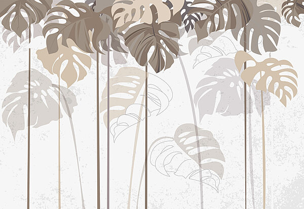 Group of leaves on a white background Group of leaves on a white background