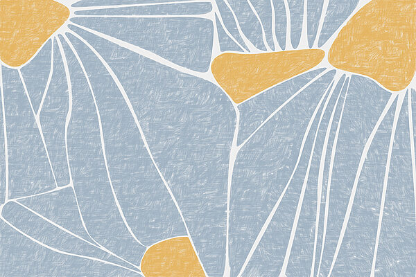 Blue and yellow pattern Blue and yellow pattern