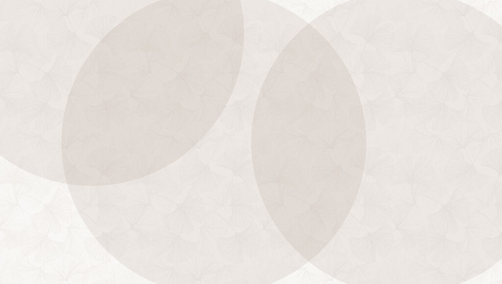 White and grey background with circles