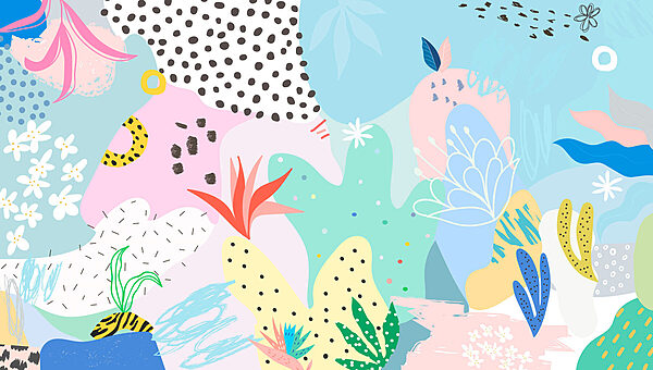 Colorful pattern with different shapes and colors Colorful pattern with different shapes and colors