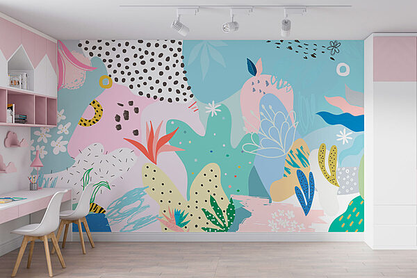 Colorful pattern with different shapes and colors Colorful pattern with different shapes and colors