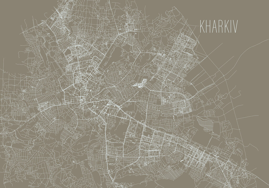 Map of a city Map of a city
