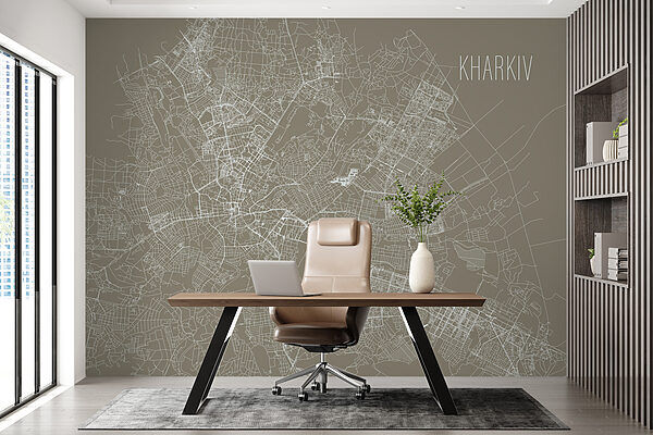 Map of a city Map of a city
